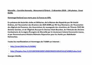 AOBR 2018 12 05 MARSEILLE HOMMAGE AUX MORTS POUR LA FRANCE EN AFN